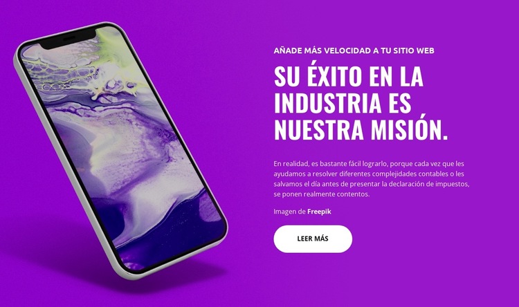 Establecer metas realistas Plantilla de sitio web