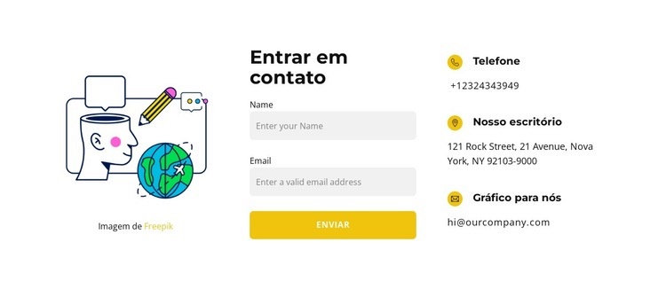 Junte-se a uma agência Landing Page