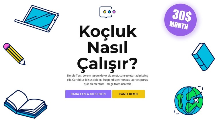 Seviyenizi yükseltin CSS Şablonu