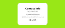 Quick Contacts Landing Page