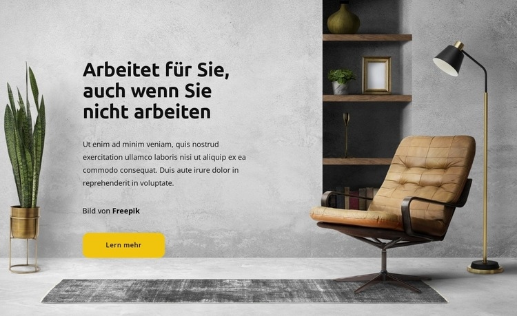 Super neuer Look Website Builder-Vorlagen