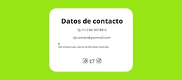Contactos Rápidos: Plantilla De Sitio Web Premium Para Empresas