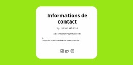 Concepteur De Site Web Pour Contacts Rapides