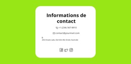 Contacts Rapides – Thème WooCommerce Polyvalent