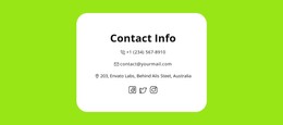 Quick Contacts - Responsive HTML5