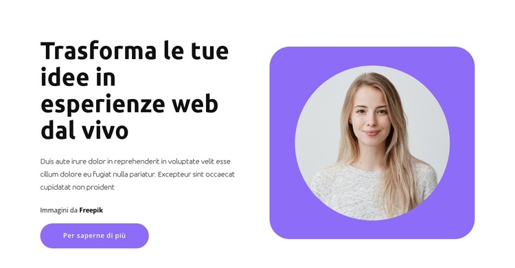 Esperto di promozione Modello HTML