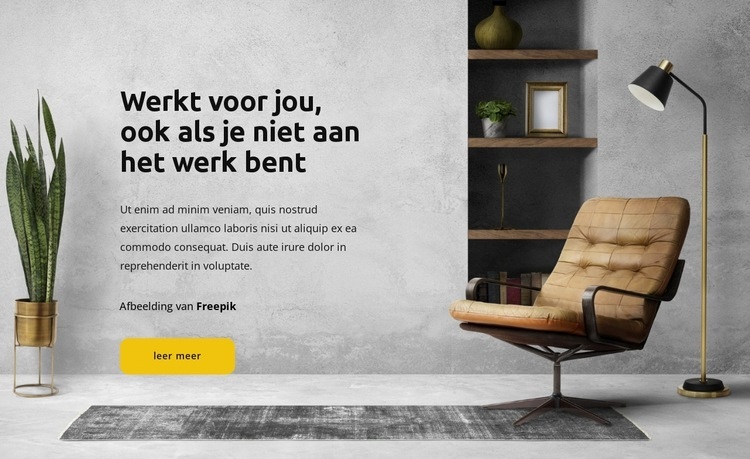 Supernieuwe uitstraling Website ontwerp