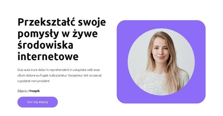 Ekspert promocji Szablony do tworzenia witryn internetowych