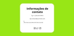 Contatos Rápidos - Crie Um Modelo Incrível