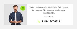 Ara Veya Mesaj At - Duyarlı HTML5 Şablonu