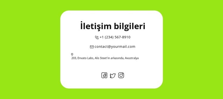 hızlı kişiler Html Web Sitesi Oluşturucu