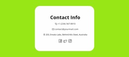 Quick Contacts - Responsive Homepage Design