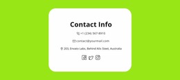 Quick Contacts - Psd Website Mockup