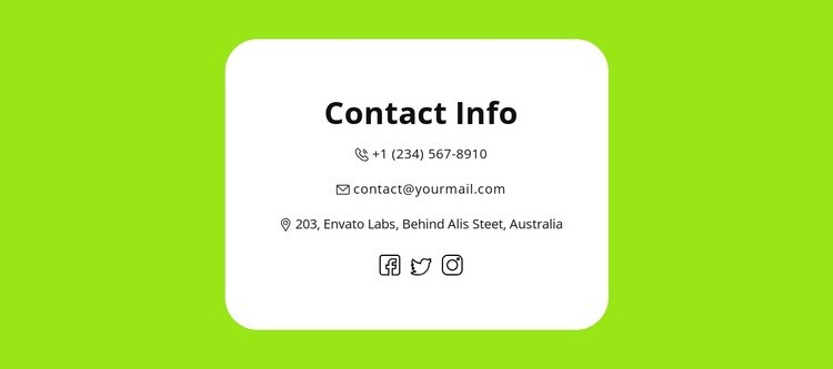 Quick contacts Wysiwyg Editor Html 