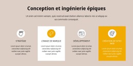 Disposition CSS Pour Conception Et Ingénierie Épiques