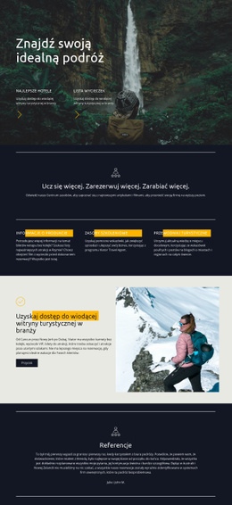 Znajdź Idealną Podróż - HTML Template Generator