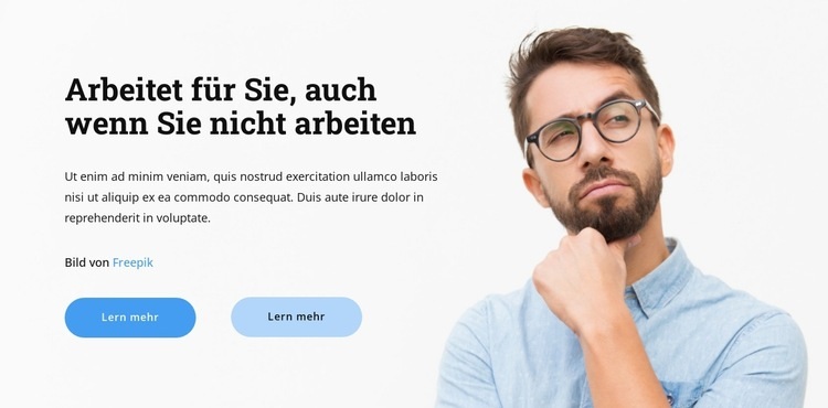 Intelligente Funktionen Website Builder-Vorlagen