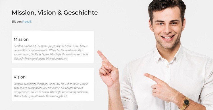 Beeindruckende Zustellraten Landing Page