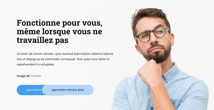 Fonctionnalités intelligentes Créateur de site Web HTML