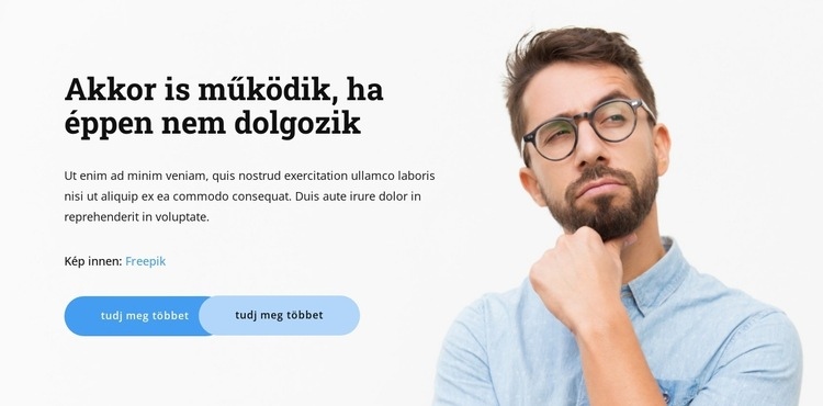 Intelligens funkciók HTML Sablon