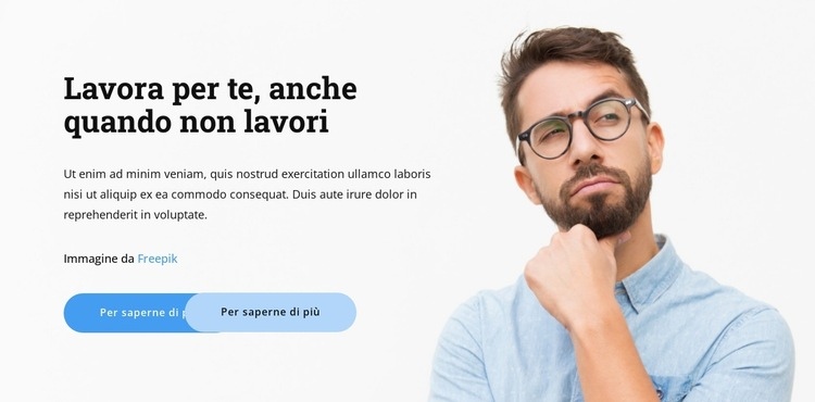 Funzioni intelligenti Modelli di Website Builder