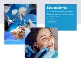 Professioneel Bleken Van Tanden - Creatieve Multifunctionele Websitebouwer