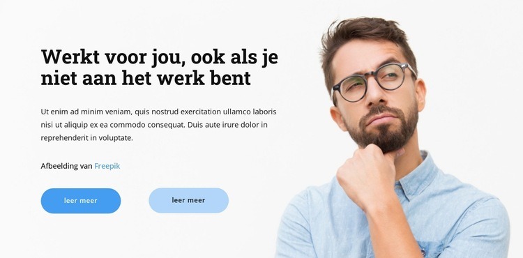 Slimme functies Website Builder-sjablonen