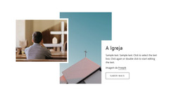 Bootstrap HTML Para Missão Da Igreja