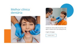 Dentistas De Sua Família Tema Wordpress Clínica