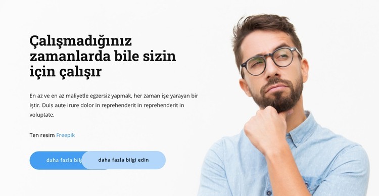 akıllı özellikler CSS Şablonu