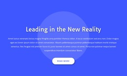 Leading In The New Reality Simple HTML CSS Template