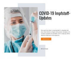 Covid-19 Impfung HTML-Vorlage