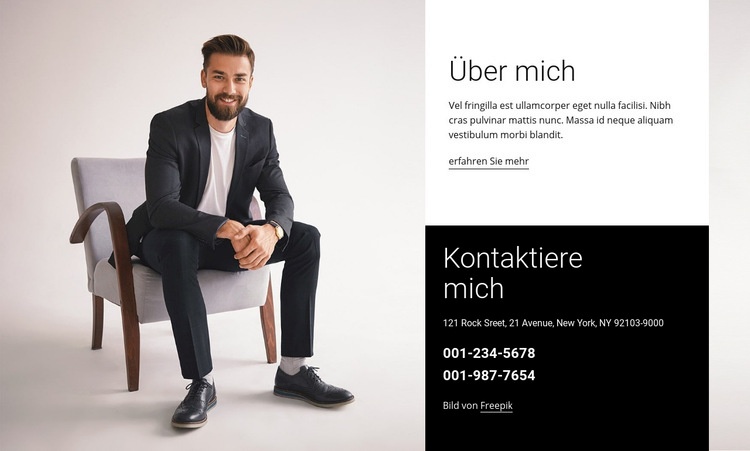 Ich bin Markenberater Website design