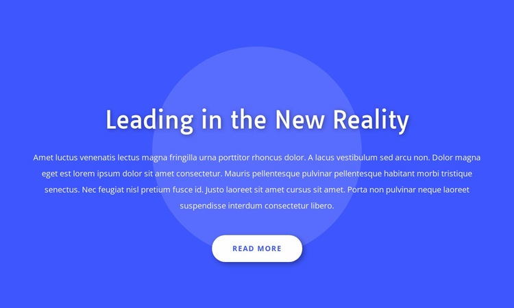 Leading in the new reality Elementor Template Alternative