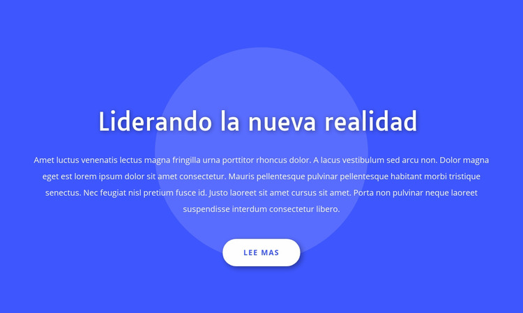 Liderando la nueva realidad Plantilla Joomla