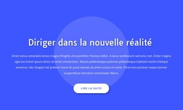 Conception De Site Prête À L'Emploi Pour Diriger Dans La Nouvelle Réalité