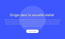 Diriger Dans La Nouvelle Réalité - Créateur De Site Web Par Glisser-Déposer