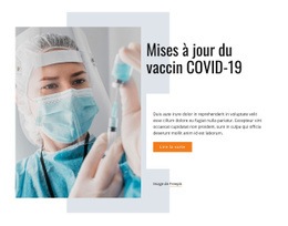 Page De Destination Polyvalente Pour Vaccin Contre Le Covid-19