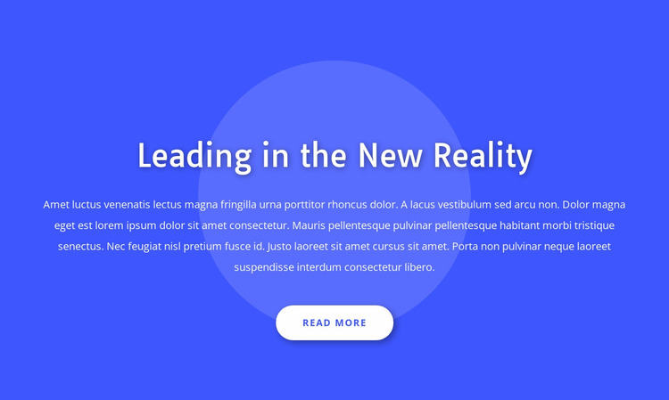 Leading in the new reality Html Website Builder