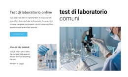 Test Di Laboratorio Comuni - Design Professionale Personalizzabile