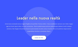 Leader Nella Nuova Realtà Modello HTML CSS Semplice