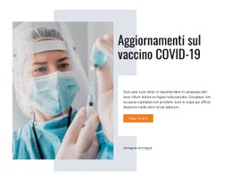 Vaccino Contro Il Covid-19 - Modello HTML5 Reattivo