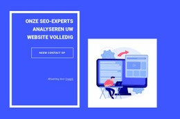 Onze SEO-Experts - Creatieve, Multifunctionele Bestemmingspagina