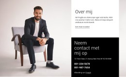 Ik Ben Een Merkadviseur Responsieve CSS-Sjabloon