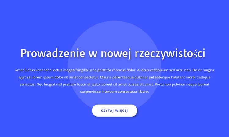 Lider w nowej rzeczywistości Motyw WordPress