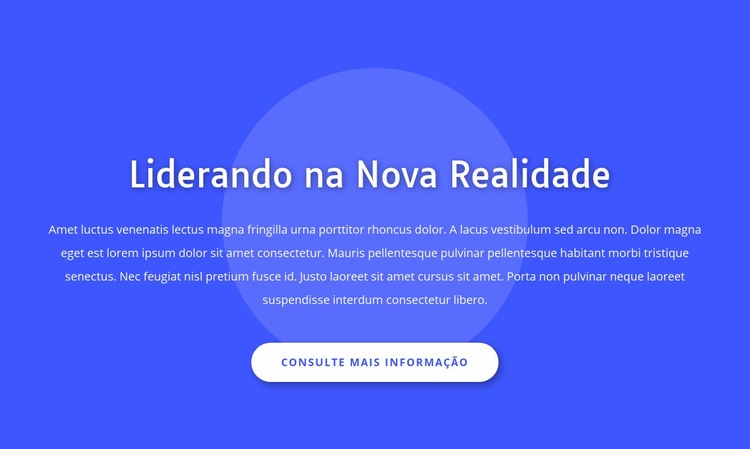 Liderando na nova realidade Construtor de sites HTML