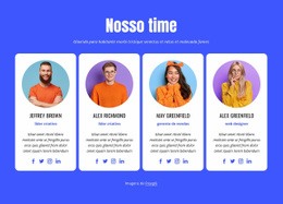 Nossa Equipe Profissional - Design Do Site