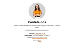 Crescimento Comercial - Modelo HTML5 De Página Única