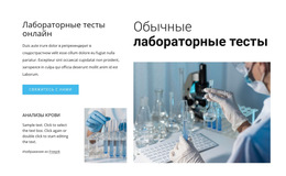 Общие Лабораторные Тесты – Бесплатная Тема CSS