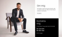 Jag Är En Varumärkeskonsult Responsiv CSS-Mall